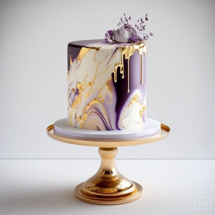 Artisan Marble Designer Cake
