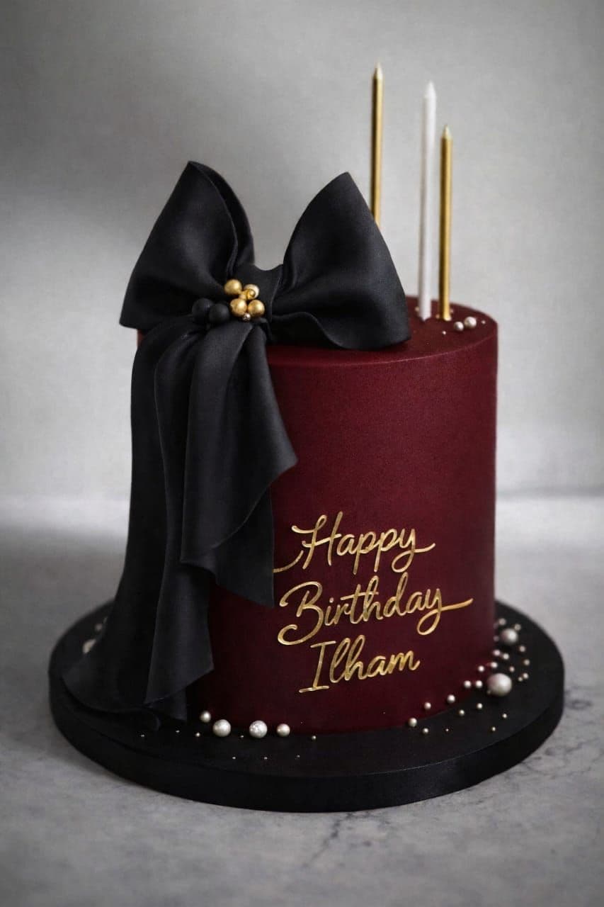 Caviar Red Luxury Cake